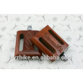 Pedales de bicicleta clásicos lignum vitae pedal de bicicleta retro para bicicleta fija bicicleta pedal crank brothers